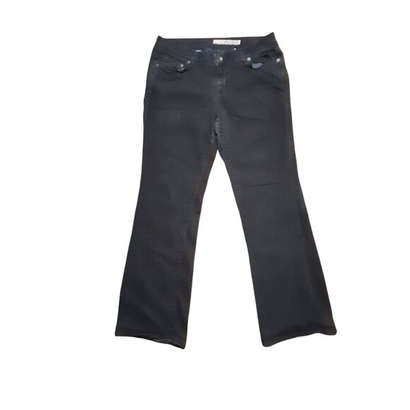 DKNY Jeans Womens 12 Black Denim Bootcut Ludlow Jean - Picture 1 of 10